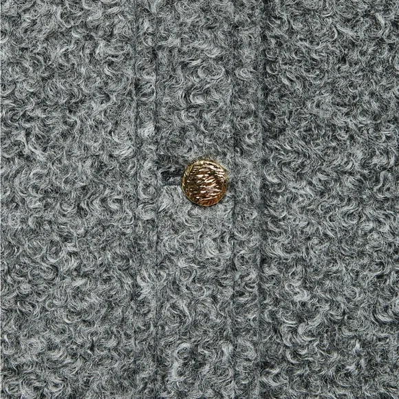 Zara Gray Blazer Jacket - Picture 4 of 9